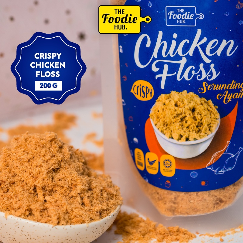 The Foodie Hub Crispy Chicken Floss 酥脆鸡肉松 200g (Halal) – ARISSTO Mall