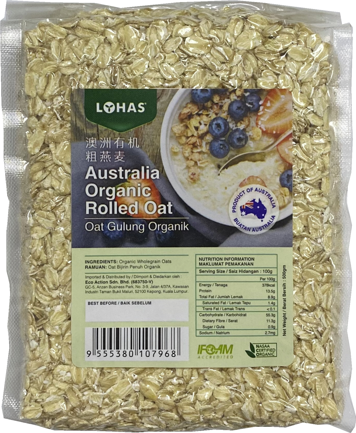 Get Organic Rolled Oats Online in Pakistan – Amna's Naturals